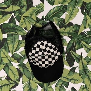 ASOS Checkerboard Trucker Hat